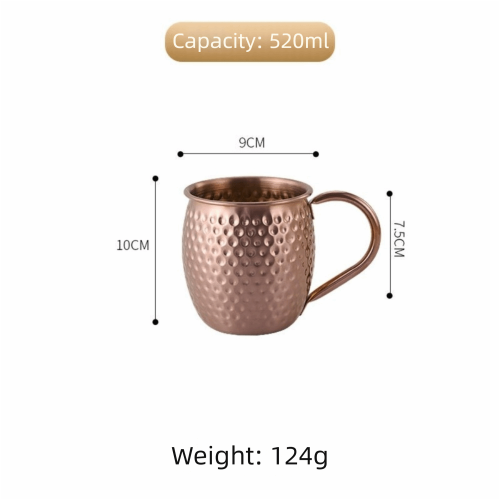 Espresso Shot Glass - Creative 520ml Moscow Mule Mug Rust-proof