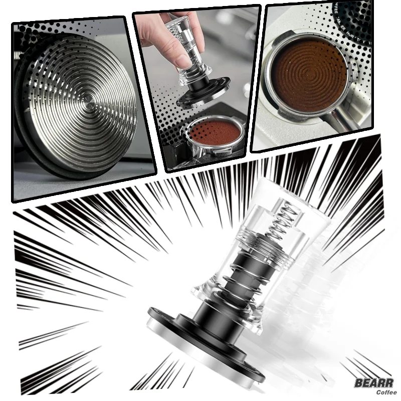 BEARR Coffee Double Spring Cof - đánh giá và giá Espresso Tamper Set