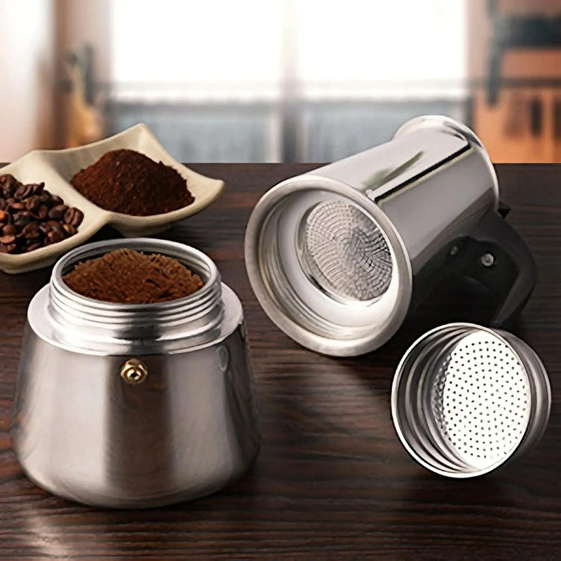 6 Cup Mocha Pot Stainless Stee - đánh giá và giá Coffee Equipment Wholesale