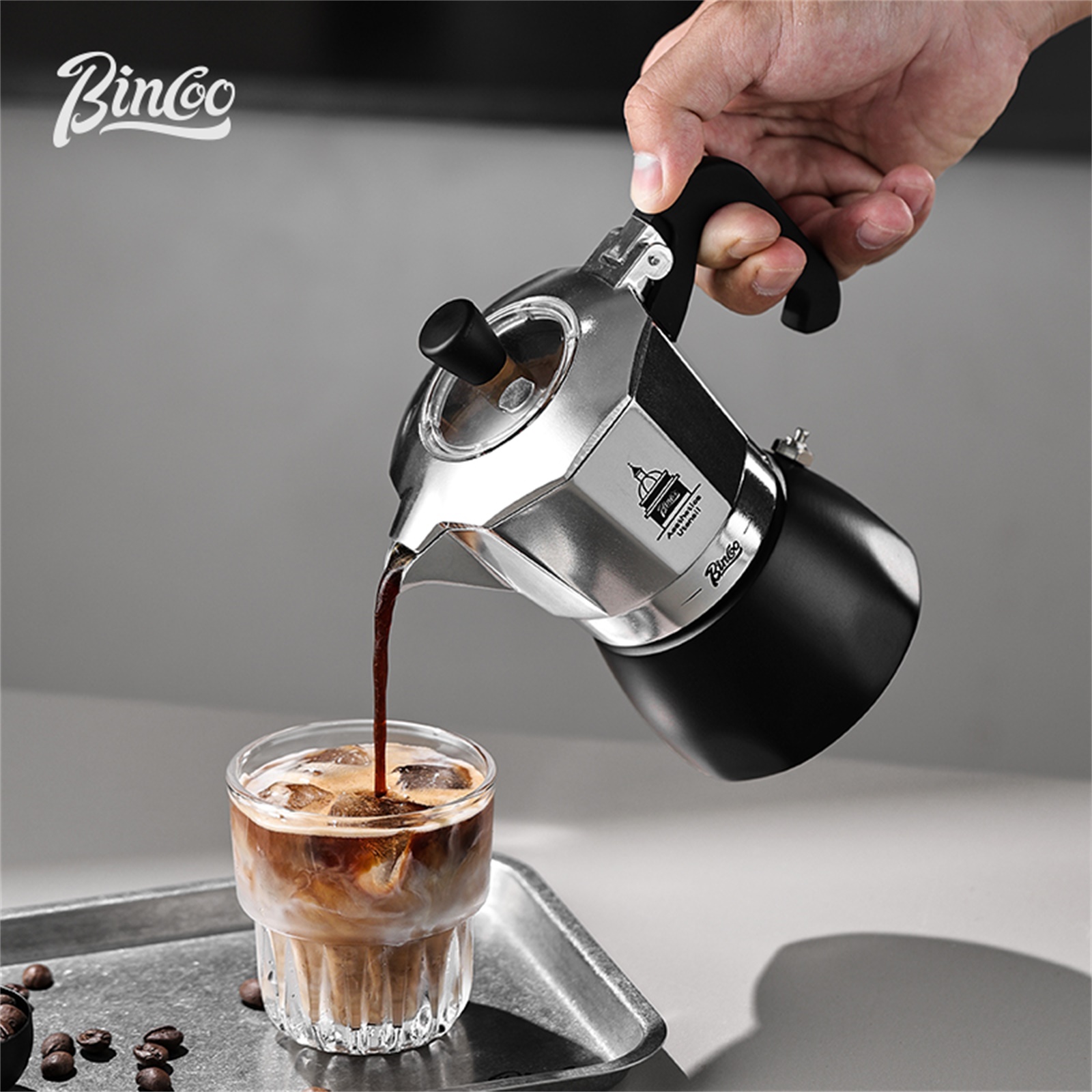 BINCOO Double Valve Moka Pot，E - đánh giá và giá Coffee Equipment Wholesale