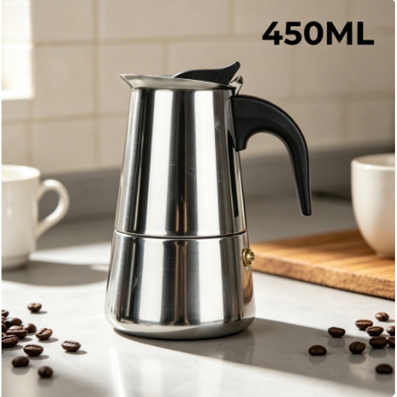 Multi-Cup Stainless Steel Moka - đánh giá và giá Coffee Equipment Wholesale