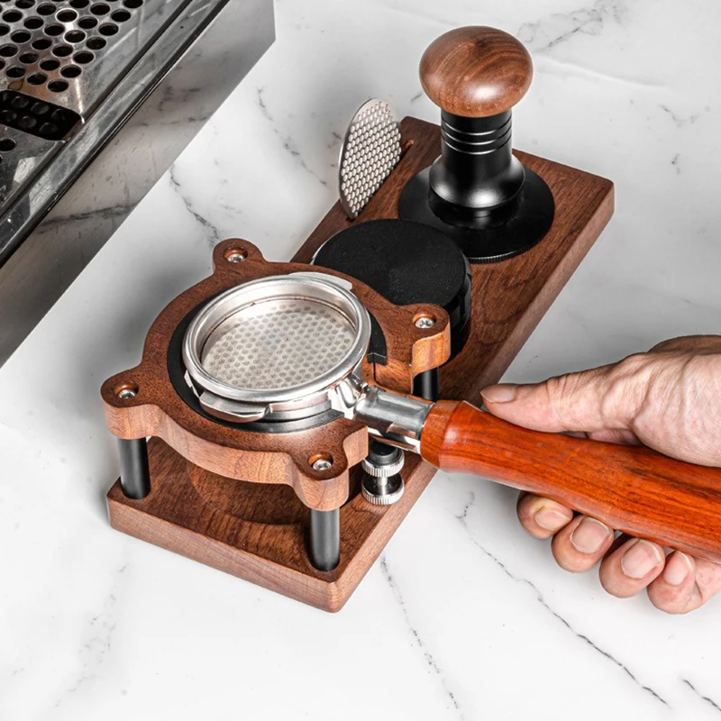 51/53/58mm Coffee Tamper Wood  - đánh giá và giá Espresso Tamper Set