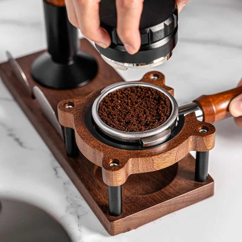 51/53/58mm Coffee Tamper Wood  - đánh giá và giá Espresso Tamper Set