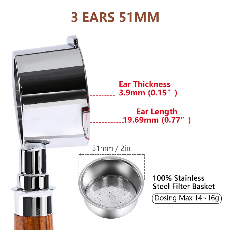 Coffee Bottomless Portafilter  - đánh giá và giá Coffee Equipment Wholesale