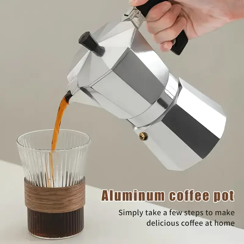 Classic Aluminum Moka Pot 50-3 - đánh giá và giá Coffee Equipment Wholesale
