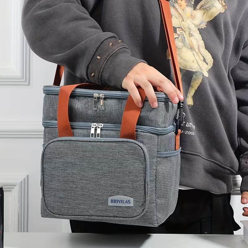 1pc Insulated Lunch Bag, Large - đánh giá và giá Coffee Equipment Bag