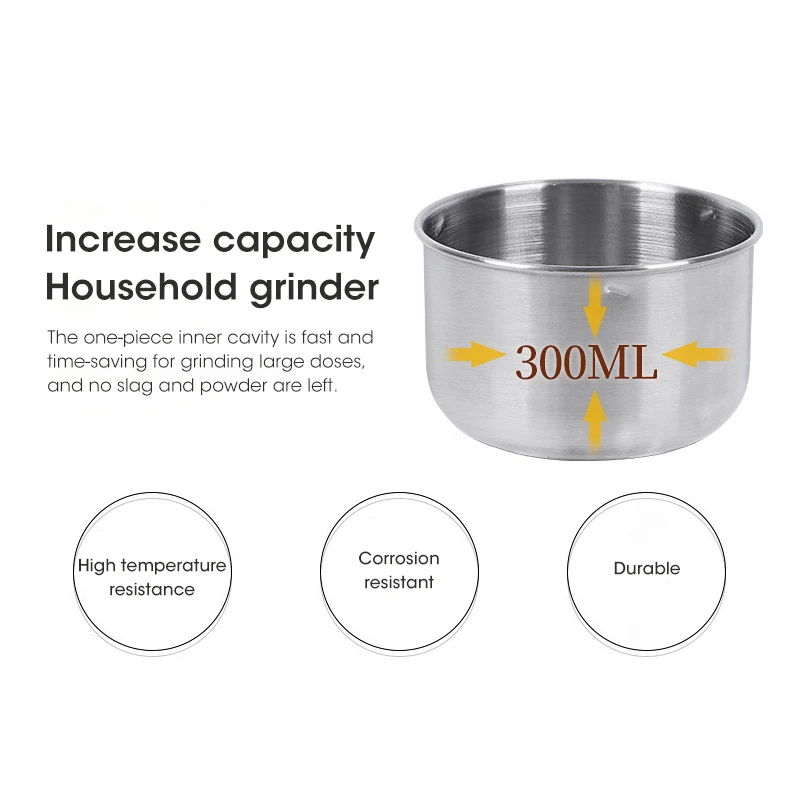 Mini Electric Grinder 300ml Ul - đánh giá và giá Coffee Extraction Equipment