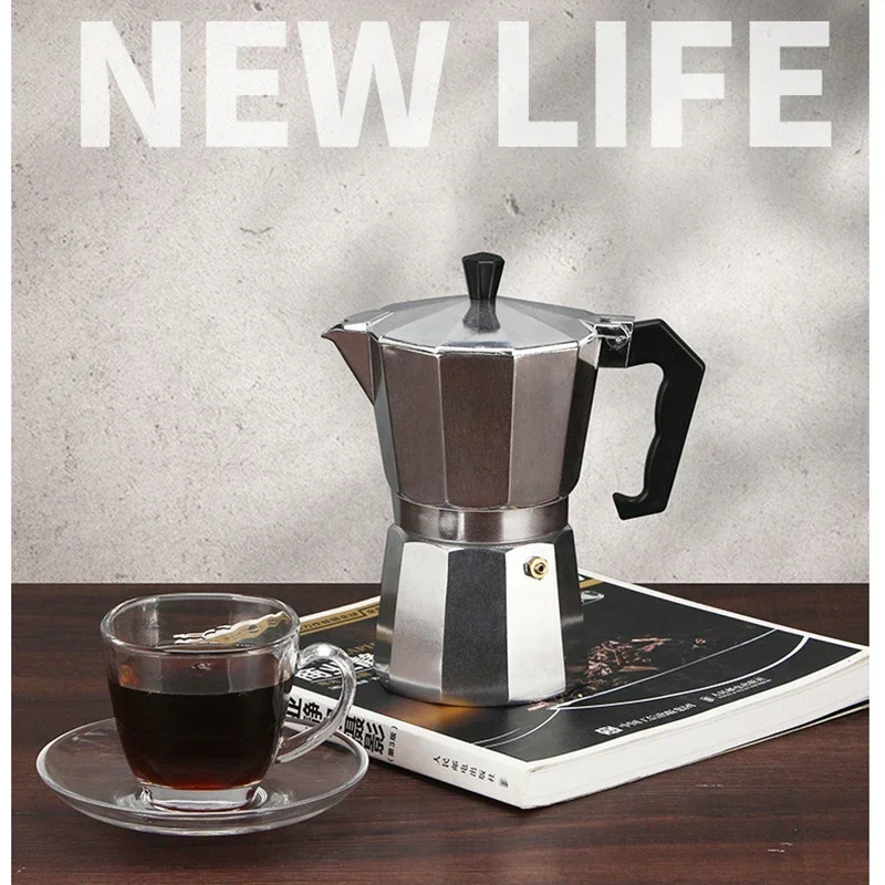 150 300 600 Aluminum Moka Pot  - đánh giá và giá Coffee Equipment Wholesale