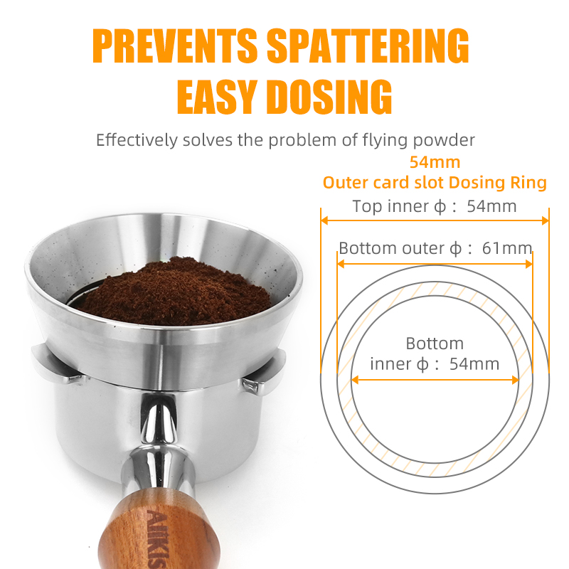 54mm Coffee Dosing Ring Stainl - đánh giá và giá Coffee Extraction Equipment