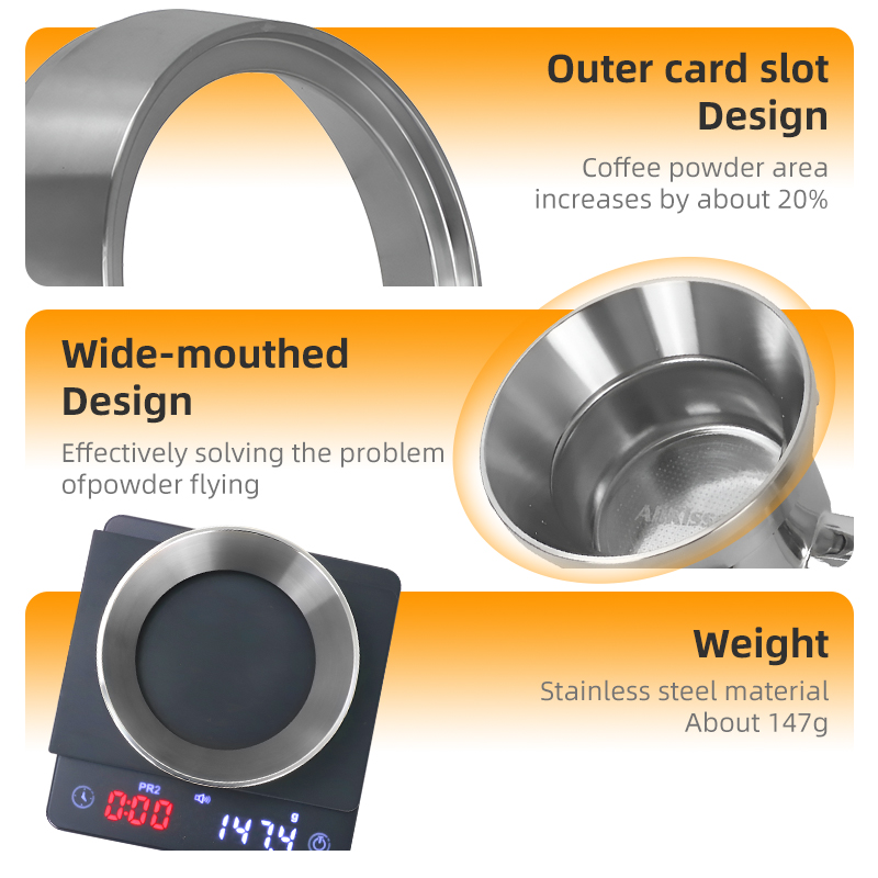 54mm Coffee Dosing Ring Stainl - đánh giá và giá Coffee Extraction Equipment