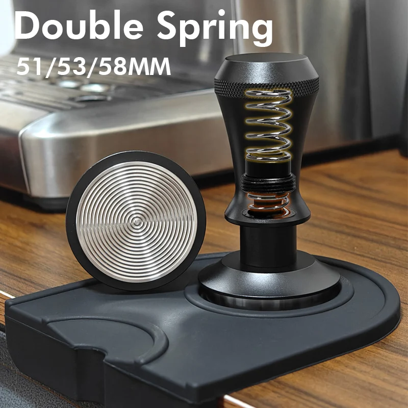 Coffee Tamper 51mm Double Spri - đánh giá và giá Espresso Tamper Set